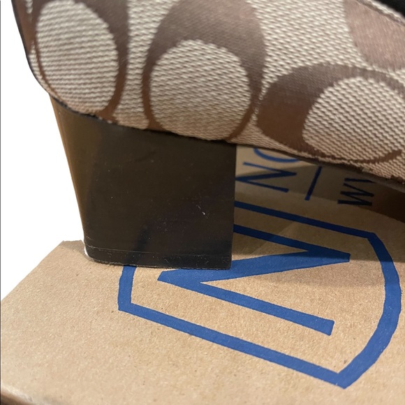 COACH Julia Signature Monogram Loafers - Picture 4 of 9